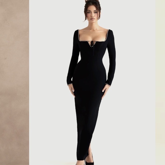 House of CB Rosa Dress | Black - Picture 2 of 5